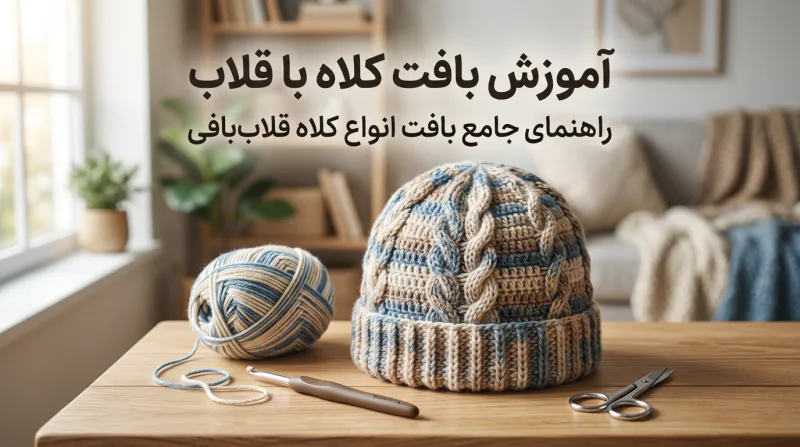 راهنمای تخصصی و جامع «آموزش بافت کلاه با قلاب | راهنمای جامع بافت انواع کلاه قلاب‌بافی» | اصول، ابزارها و فوت‌وفن‌های کلیدی